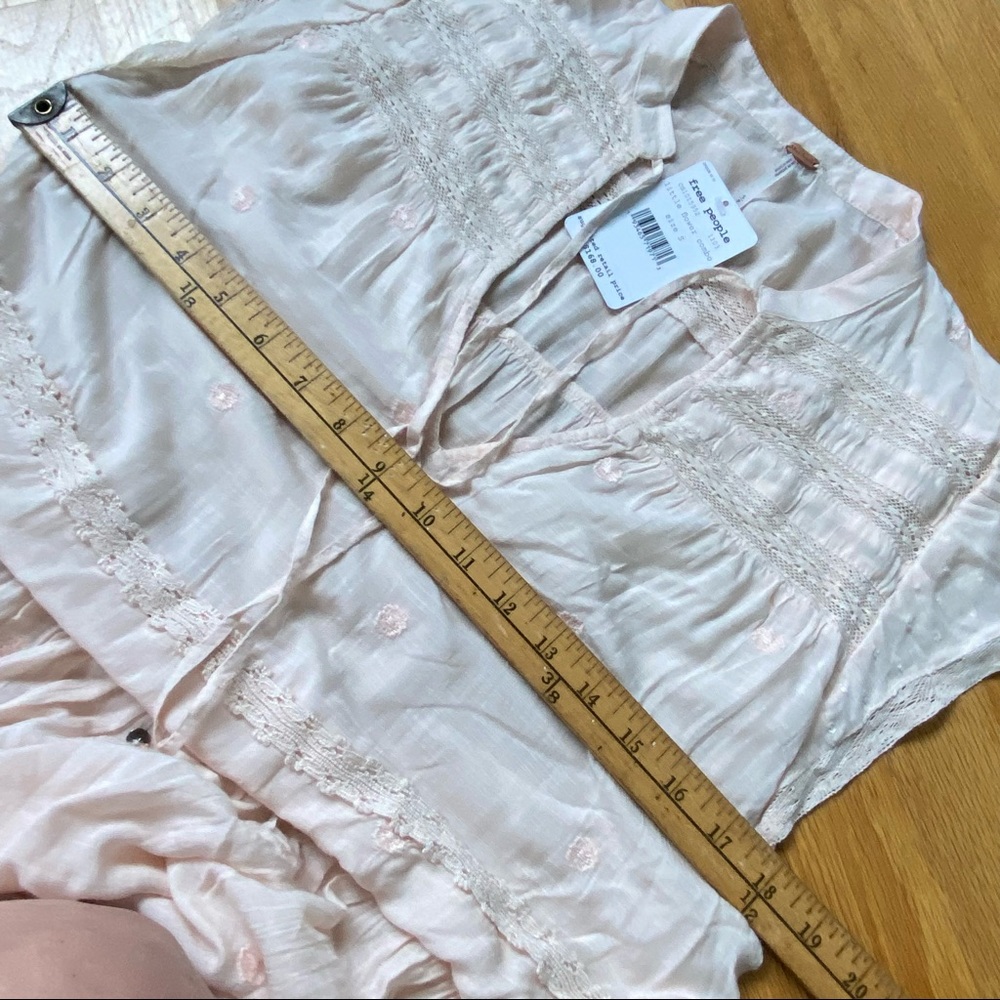 Free People New Midnight Midi Lace Embroidered Dress Light Pink - Picture 7 of 10